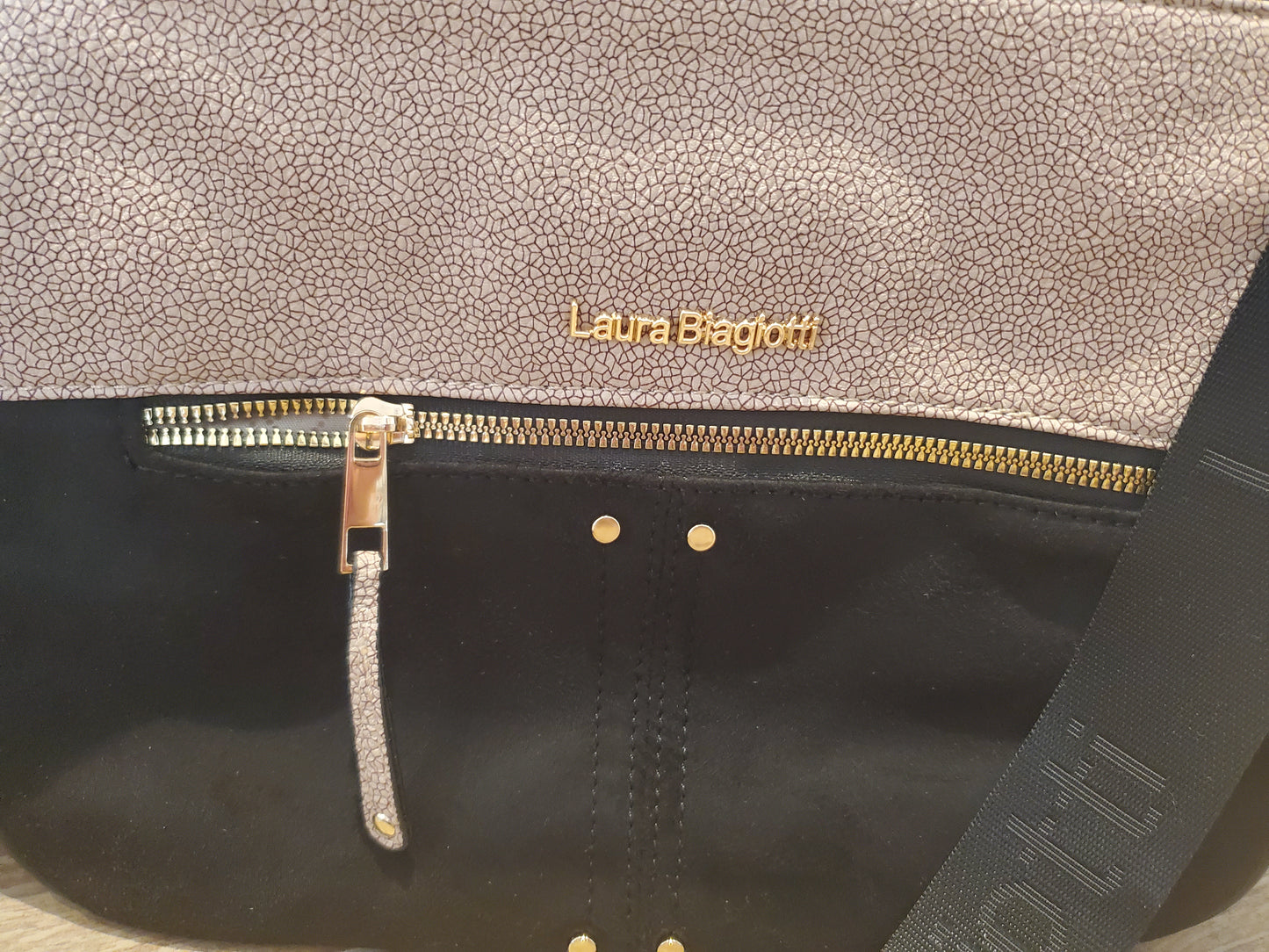 Tasche Laura Biagiotti schwarz & beige