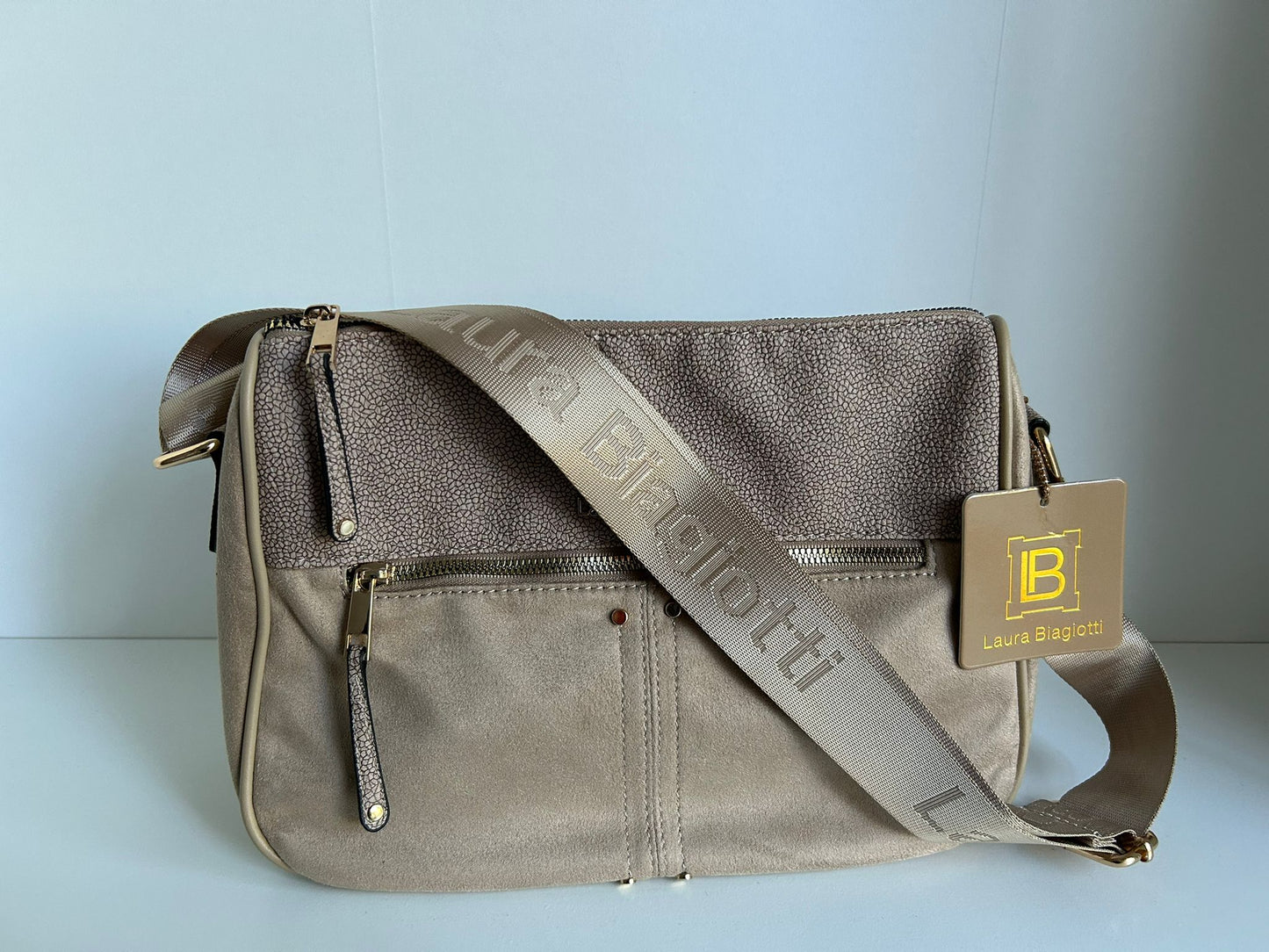 Tasche Laura Biagiotti schwarz & beige