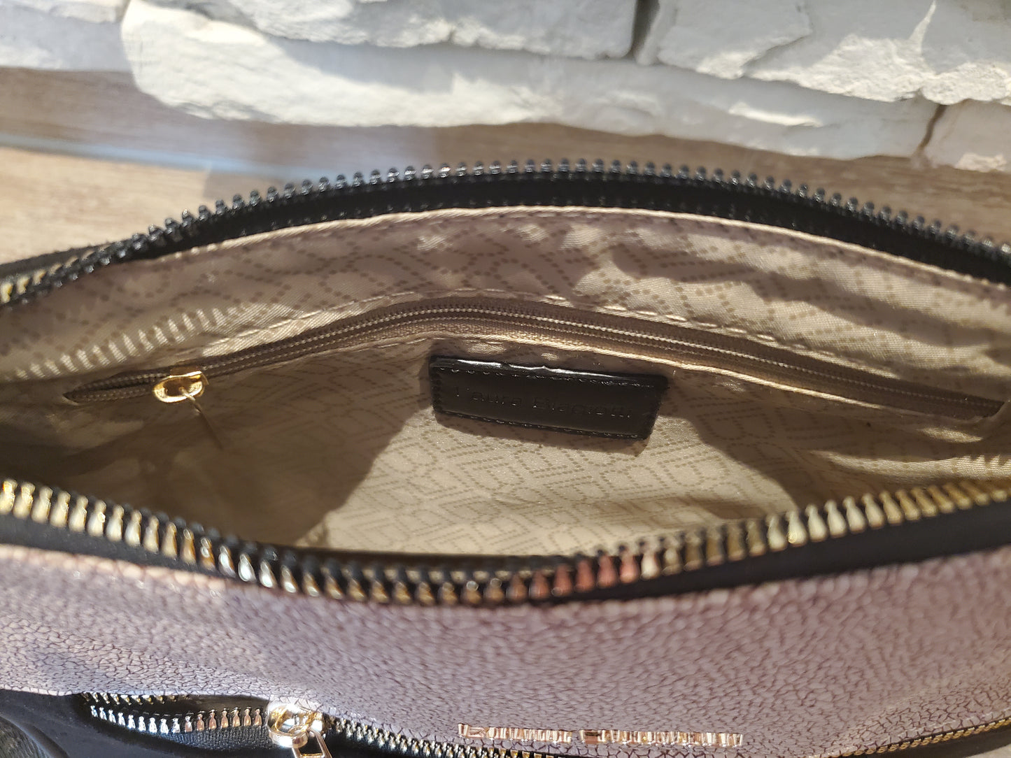 Tasche Laura Biagiotti schwarz & beige