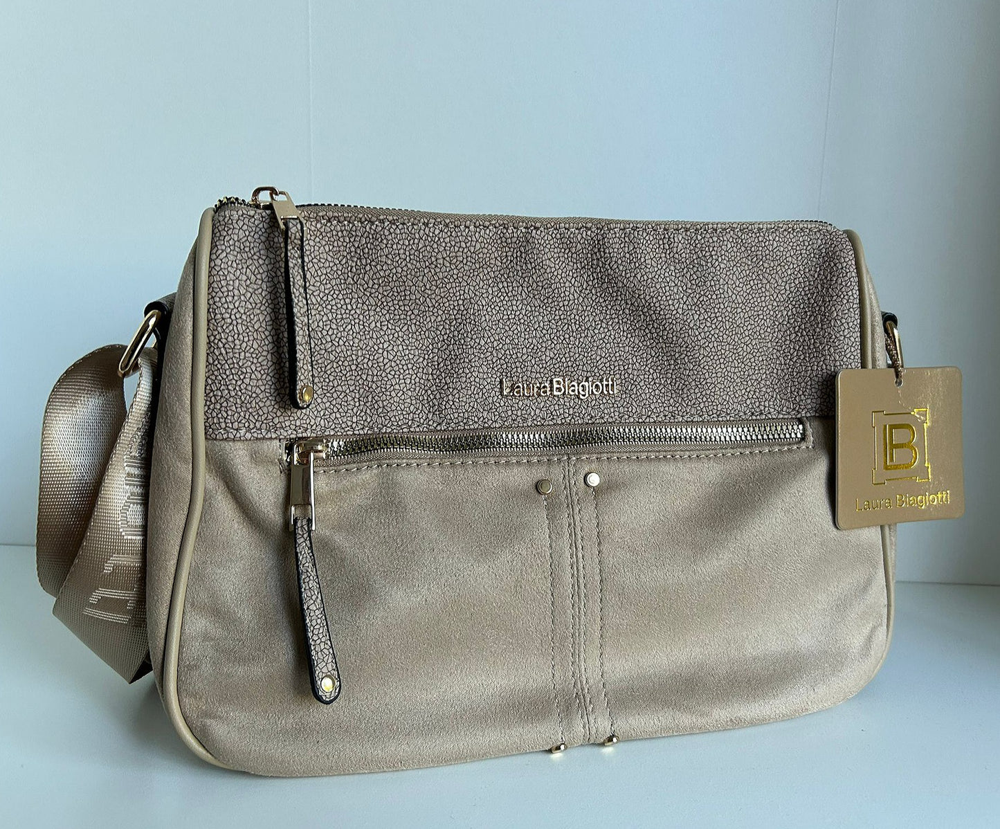 Tasche Laura Biagiotti schwarz & beige