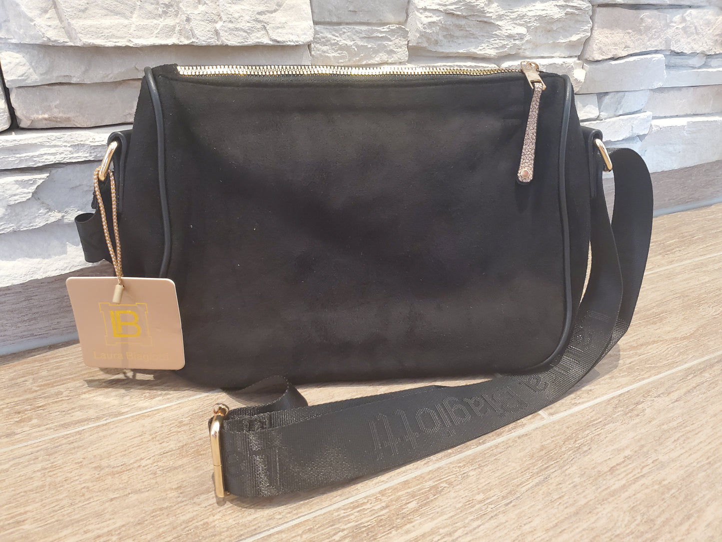 Tasche Laura Biagiotti schwarz & beige